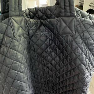 MZ Wallace Black Quilted Tote Bag